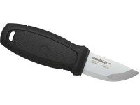 Morakniv ELDRIS NECK KNIFE, Sandvik-Stahl 12C27, rostfrei,, schwarzer Kunststoffgriff, Köcherscheide, Feuerstarter