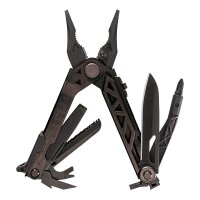 Gerber Multitool CENTER-DRIVE BLACK, Klinge 420HC Stahl,, ausfahrbare Zange, 16 Funktionen, MOLLE-kompatibles Etui