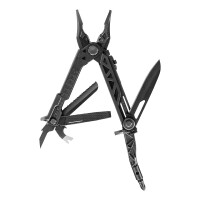 Gerber Multitool CENTER-DRIVE BLACK, Klinge 420HC Stahl,, ausfahrbare Zange, 16 Funktionen, MOLLE-kompatibles Etui