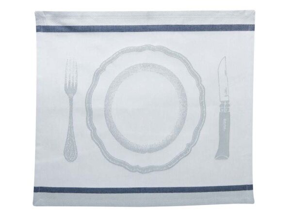 Opinel Platzset, hell, Jacquardmuster, 40 x 50 cm,