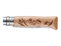Opinel Taschenmesser No. 8, Stahl Sandvik 12C27,...