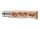 Opinel Taschenmesser No. 8, Stahl Sandvik 12C27, rostfrei,, GRAVURE SKI, Buchenholzgriff, Virobloc