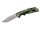 Buck Einhandmesser 659 PURSUIT, Stahl AISI 420HC, Daumenpins, Back Lock, GFK-Nylon/Versaflexgriff, schwarz-grünes Etui