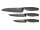 Taylor´s Eye Witness Küchenmesser-Set, BROOKLYN Titanium, 3-teilig, titanbeschichtet, Soft-Grip Kunststoffgriffe, Box