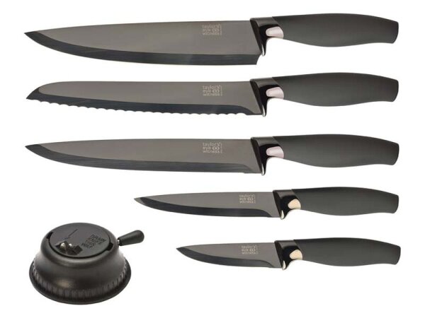 Taylor´s Eye Witness Küchenmesser-Set BROOKLYN Titanium 6-teilig