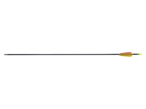 Glasfiber-Sportpfeil 76,20 cm (30 Zoll), 6,9 mm Durchmesser,, Kunststofffedern, Plastiknocke, Metallspitze