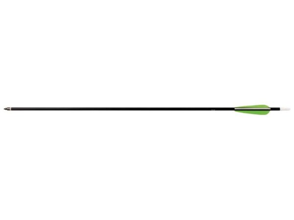 Aluminium-Sportpfeil 76,20 cm (30 Zoll), 9mm Durchmesser,, Kunststofffedern, Plastiknocke, geschraubte Metallspitze