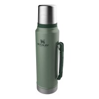Stanley CLASSIC VAKUUM-FLASCHE 1,0 Liter, Hammertone grün
