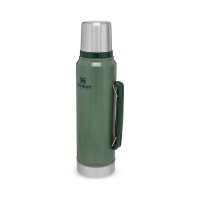 Stanley CLASSIC VAKUUM-FLASCHE 1,0 Liter, Hammertone grün