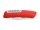 SWIZA Taschenmesser D05, Stahl 440, Sicherheitsarretierung,, roter Anti-Rutsch-Griff, Säge und weitere 10 Funktionen