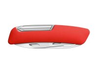 SWIZA Taschenmesser D06, Stahl 440, Sicherheitsarretierung,, rote Anti-Rutsch-Griffschalen, Säge, weitere 10 Funktionen