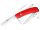 SWIZA Taschenmesser D06, Stahl 440, Sicherheitsarretierung,, rote Anti-Rutsch-Griffschalen, Säge, weitere 10 Funktionen