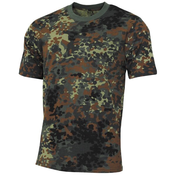 MFH Kinder T-Shirt, "Basic", 140-145 g/m², flecktarn