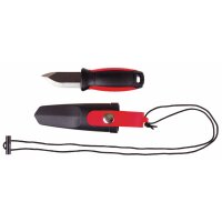 FoxOutdoor Outdoor Messer, "Mini", Kunststoffgriff, Scheide