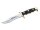 Nieto Gürtelmesser, Klinge 11 cm, Kunststoff-Griff,, Messingbeschläge, Lederscheide