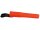 Mora Gürtelmesser 2000 Orange, rostfreier Stahl,, orange/schwarzer Kunststoff-Griff, Kunststoff-Scheide