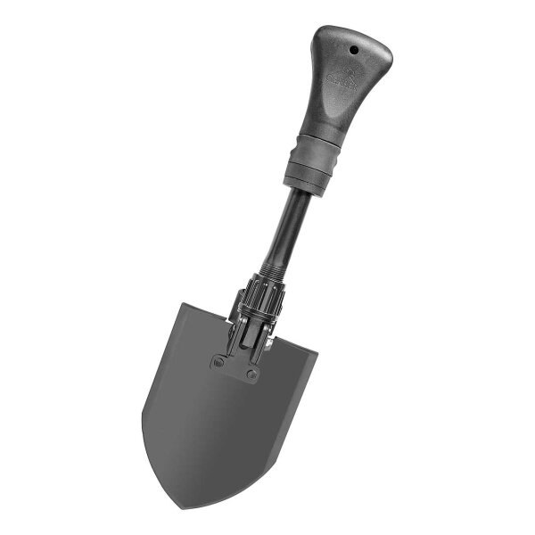 Gerber GORGE SHOVEL, Klappspaten, Carbonstahl,, gummierter Handgriff, glasfaserverstärkter Nylongriff