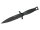 Smith and Wesson Stiefelmesser, Stahl 440 A,, schwarze Lederscheide mit Metall-Clip