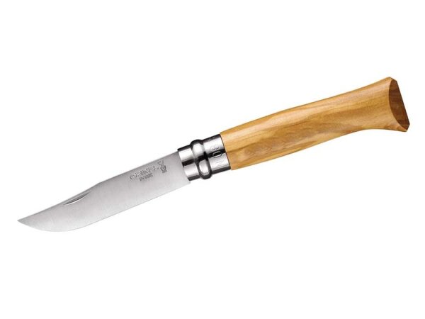 Opinel Taschenmesser No 08, Olive, rostfrei