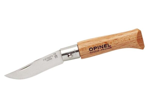 Opinel Taschenmesser No 03, Buche, rostfrei
