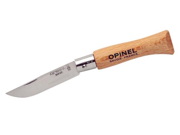 Opinel Taschenmesser No 04, Buche, rostfrei
