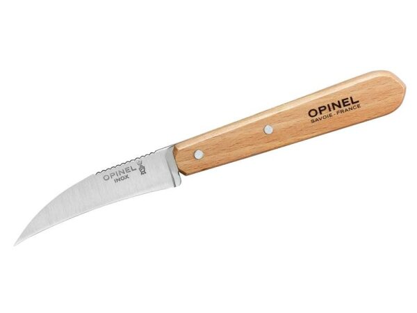Opinel Gemüsemesser No 114, Buche, natur, rostfrei
