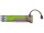 Opinel-Messer Nr. 8 Outdoor, Stahl Sandvik 12C27, rostfrei,, Teilsägezahnung, Griff braun/grün, Signalpfeife,Schäkellöser