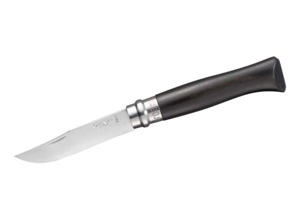Opinel Taschenmesser No 08, Ebenholz, rostfrei