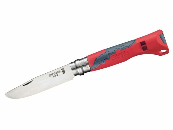 Opinel No 07, Kindermesser OUTDOOR JUNIOR rot