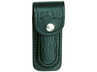 Herbertz Messer-Etui, schwarz Leder mit Prägemuster,...