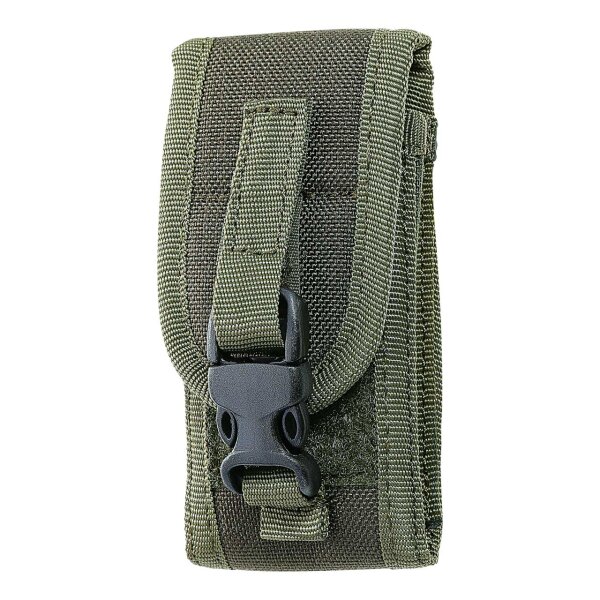 Cordura Etui, olive, für Heftlänge 10-12 cm,, Klett- und Schnappverschluss