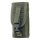 Cordura Etui, olive, für Heftlänge 10-12 cm,, Klett- und Schnappverschluss