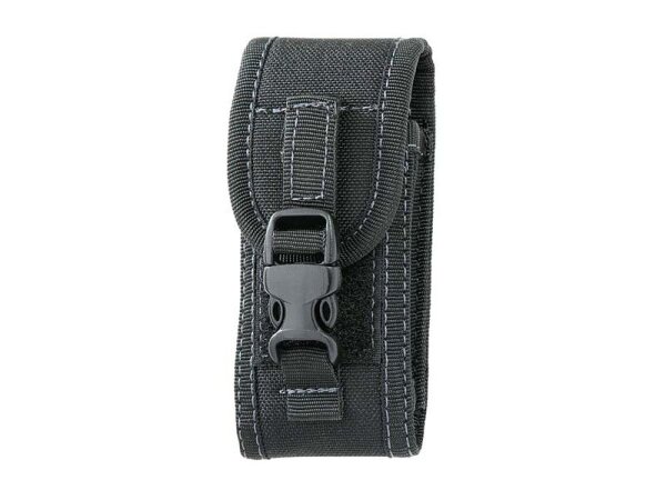 Cordura Etui, Schwarz, für Heftlänge 10-12 cm,, Klett- und Schnappverschluss