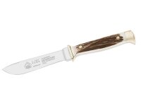 Puma Waidbesteck, Jagdnicker und Waidblatt, Hirschhorn,, Lederscheide