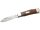 Hartkopf-Taschenmesser, 1.4110-Stahl, Schlangenholz,, Neusilberbacken