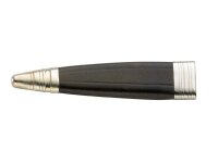 Puma Jagdmesser, Modell Bock, Stahl 1.4034,, Hirschhorn-Schalen, Leder-Steckscheide