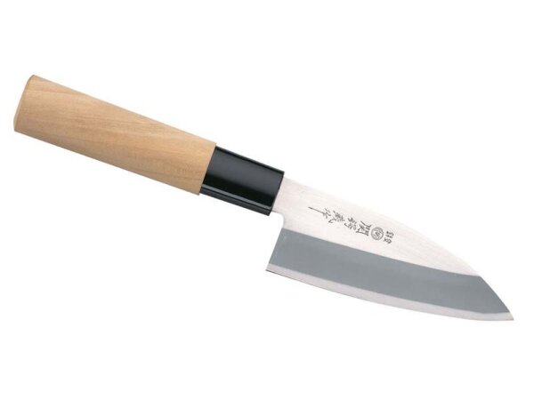 Japanisches Kochmesser, Kodeba, einseitig geschliffen, Holzgriff