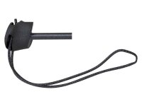 Morakniv Gürtelmesser COMPANION SPARK, rostfreier Stahl,, schwarzer TPE-Griff, Feuerstarter, Polymer-Scheide