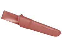 Morakniv Gürtelmesser COMPANION SPARK, rostfreier Stahl,, roter TPE-Griff, Feuerstarter, Polymer-Scheide