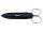 Alpen Hautschere, Stahl AISI 420 rostfrei, hochglanzpoliert,, gebogen, 9.0 cm, schwarzes Steck-Etui