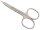 Alpen Nagelschere, Stahl AISI 420 rostfrei, mattiert,, Turmspitze, gebogen, 9.3 cm, 2-in-1 Nagel- und Hautschere