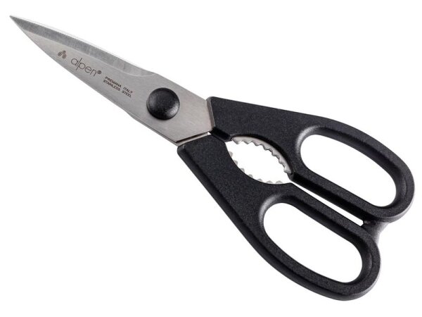 Alpen Küchenschere, Stahl AISI 420 rostfrei, satiniert,, Nylon-Kunststoffgriff, 20.0 cm