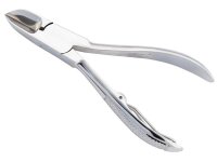 Alpen Nagelzange, vernickelt, mit Federöffnung,, Griff mit Struktur, 11.0 cm