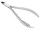 Alpen Nagelhautzange, vernickelt, Schnittlänge 6 mm, 10.0 cm,