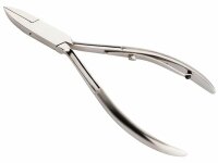 Alpen Nagelzange, vernickelt, durchgesteckte Zange, Feder,, 11.5 cm