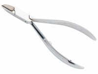 Alpen Nagelzange, vernickelt, durchgesteckte Zange, Feder,, 11.5 cm