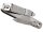 Alpen Nagelknipser, vernickelt, ausklappbare Feile,, Lederetui, 6.0 cm