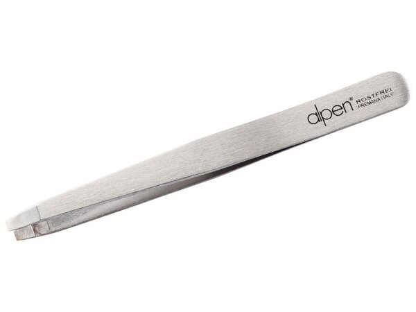 Alpen Pinzette, Edelstahl rostfrei, gerade Form, 10.0 cm,