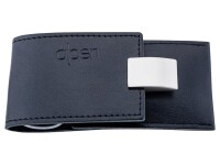 Alpen Maniküre-Set, 3-tlg, rostfrei, Haut- und Nagelschere,, Pinzette, Nagelfeile, schwarzes Etui mit Magnetverschluss