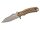 Herbertz TOP-Collection Gürtelmesser, Stahl 440,, Titanbeschichtung, G10-Schalen, Kydex-Scheide